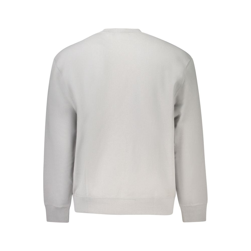 Calvin Klein Men's Grey Cotton Jumper