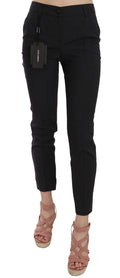 Dolce & Gabbana Polka Dot Slim Capri Tapered Pants
