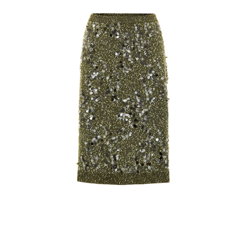 Gucci Green Viscose Mini Skirts