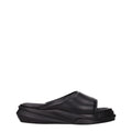 Alyx Elegante Leder-Hausschuhe in Schwarz