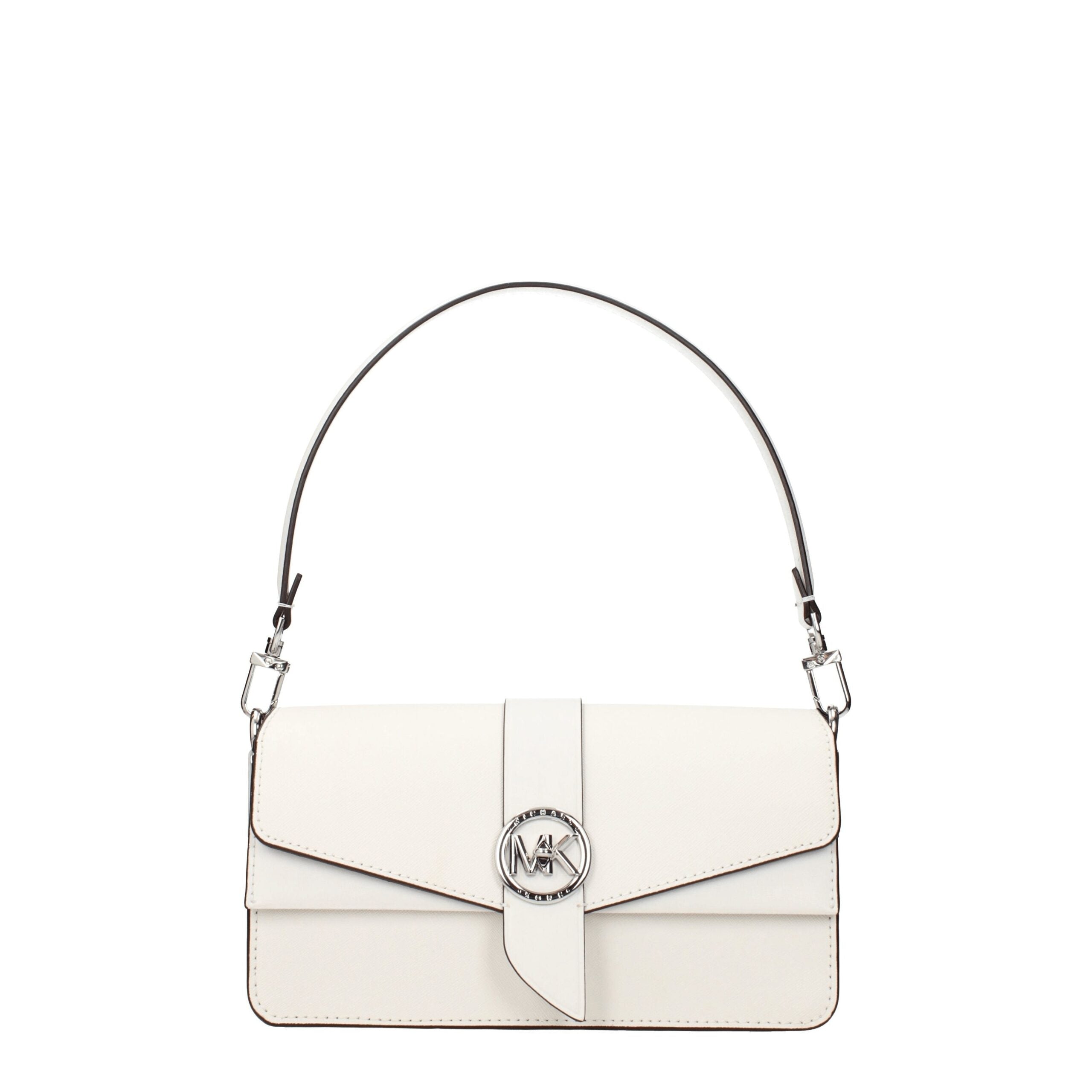 Michael Kors Weiße Lederhandtasche