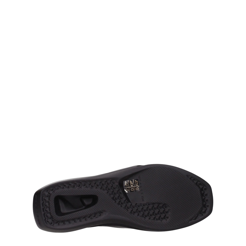 Alyx Elegante Leder-Hausschuhe in Schwarz