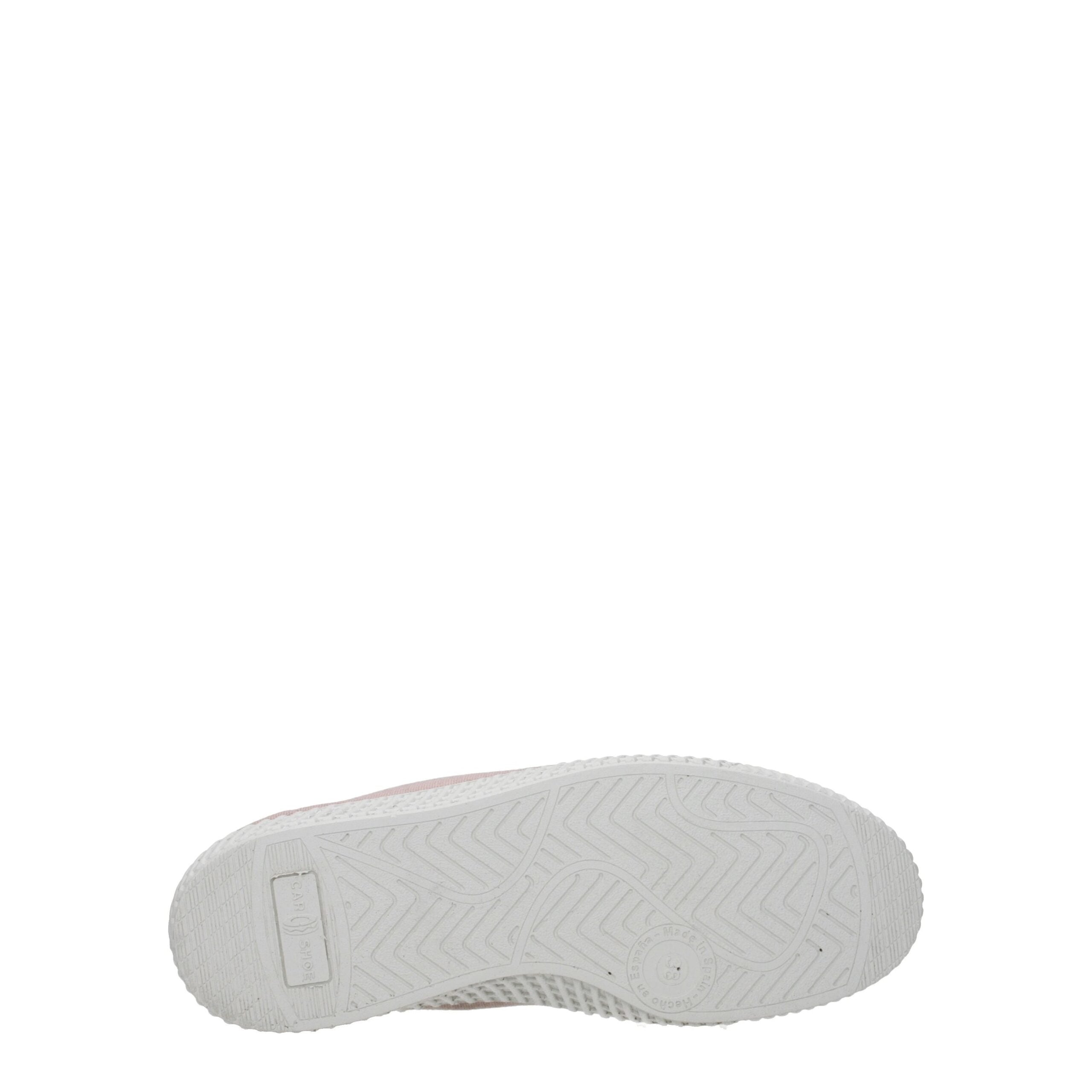 Car Shoe Rosa Stoff-Sneaker mit niedrigem Schaft