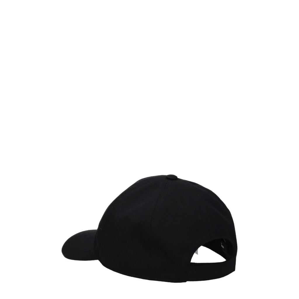 Versace Schwarze Baumwoll-Kappe (Baseball-Mütze)