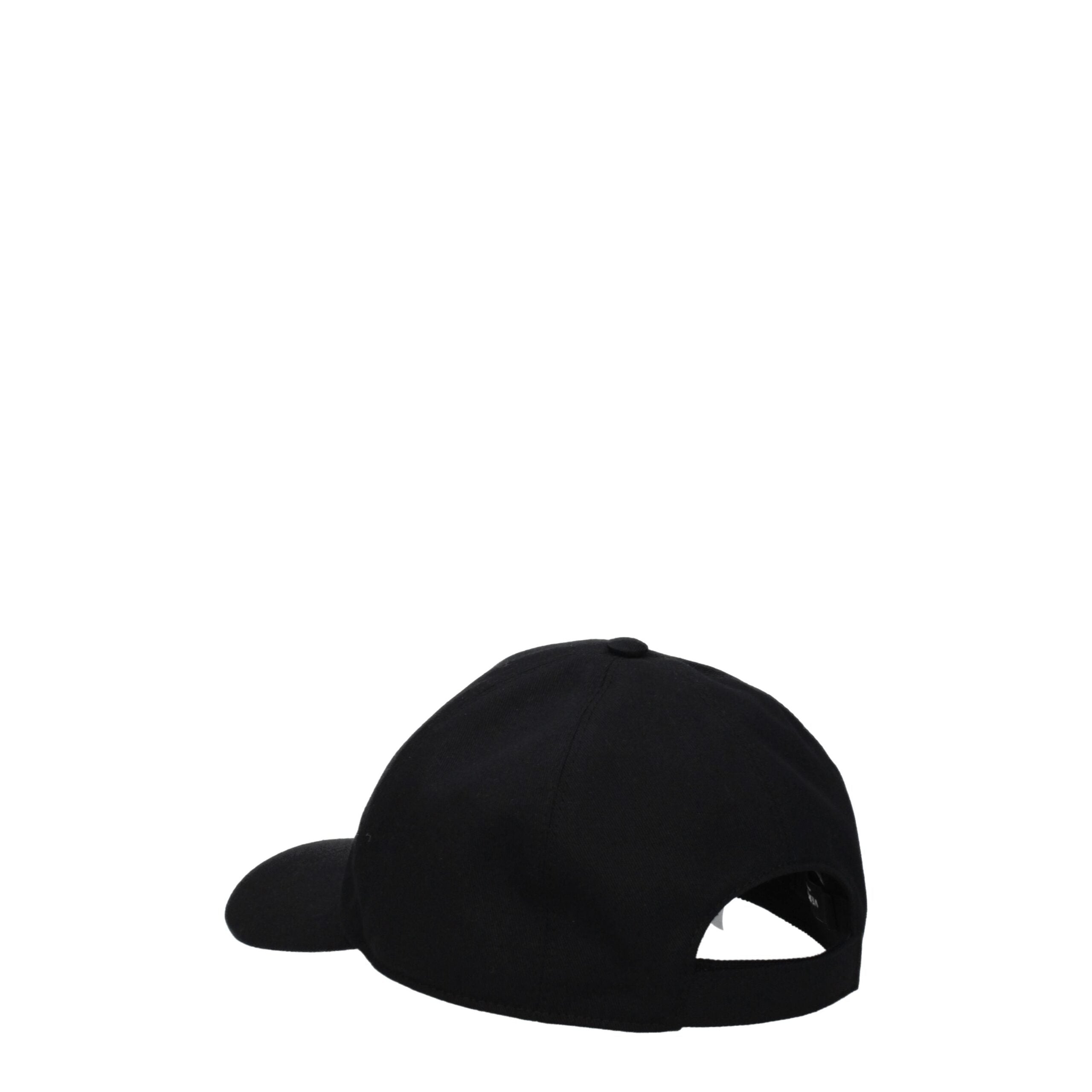 Versace Schwarze Baumwoll-Kappe (Baseball-Mütze)