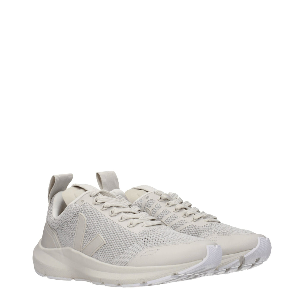Veja Gray Athletic Fabric Sneakers