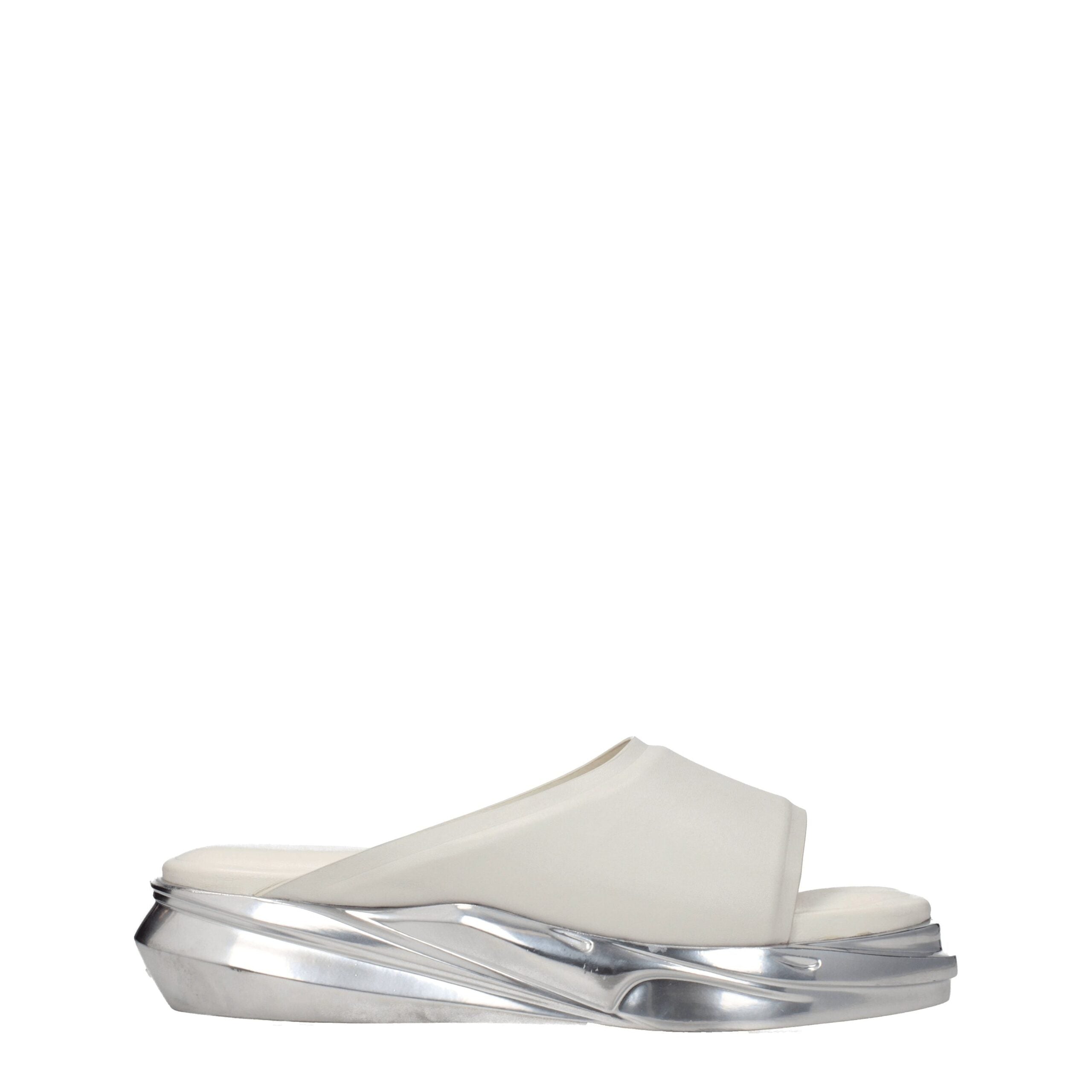 Alyx Elegante Hausschuhe aus Grauem Leder