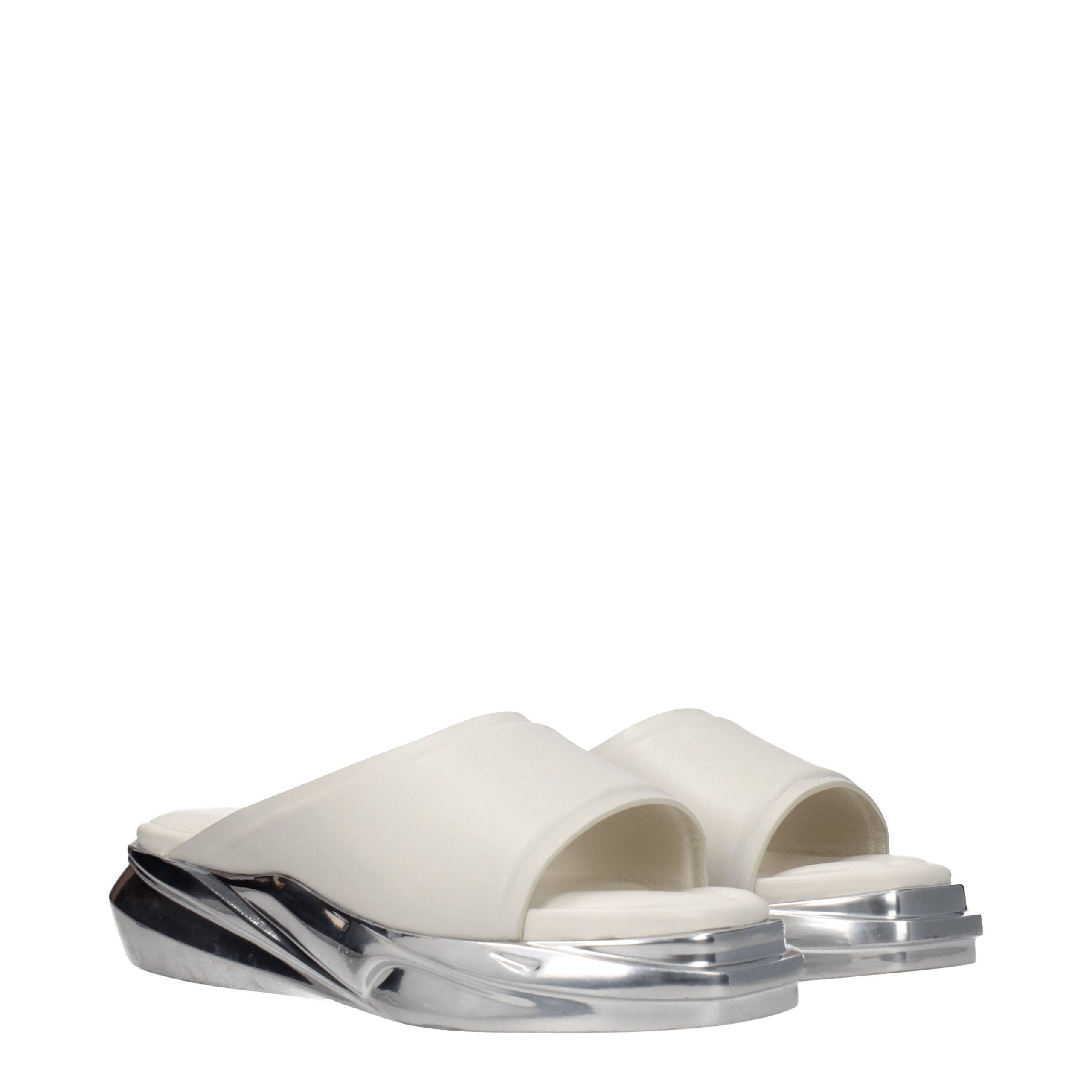 Alyx Elegante Hausschuhe aus Grauem Leder