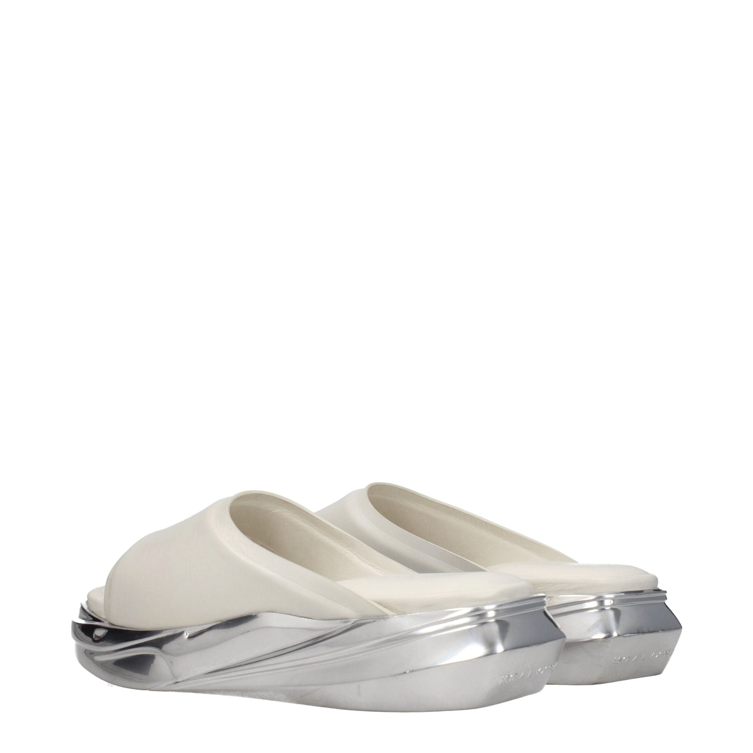 Alyx Elegante Hausschuhe aus Grauem Leder