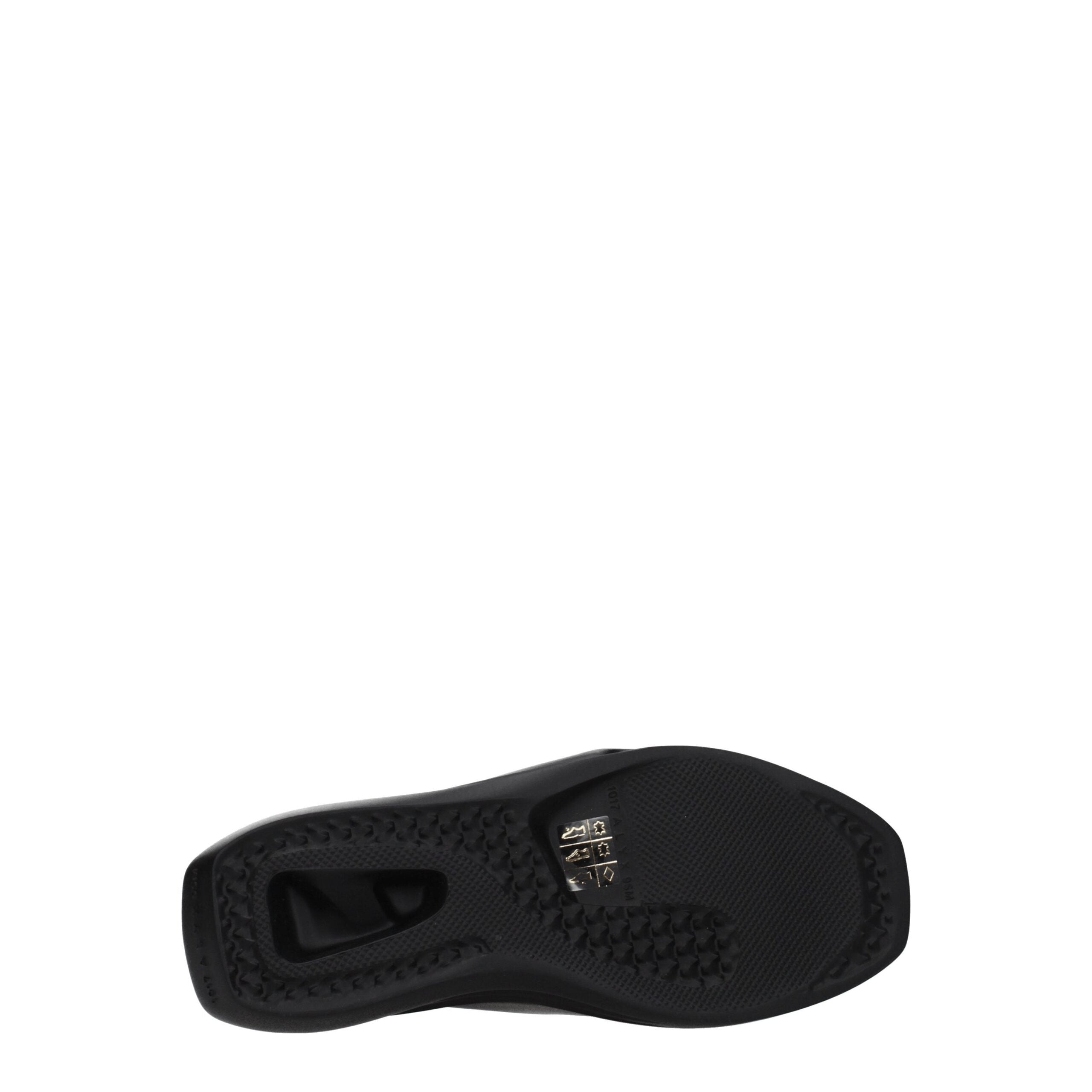 Alyx Elegante Leder-Hausschuhe in Schwarz