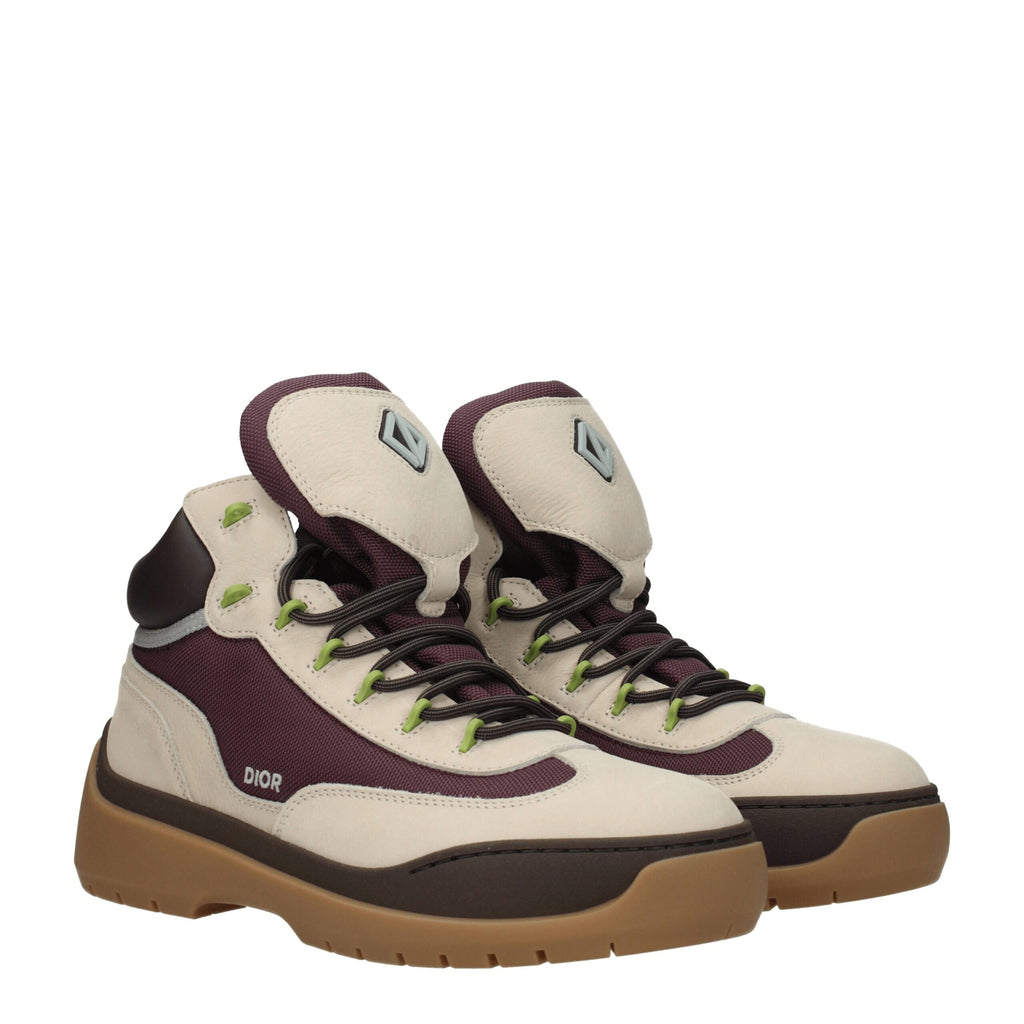 Christian Dior Beige Lederstiefeletten