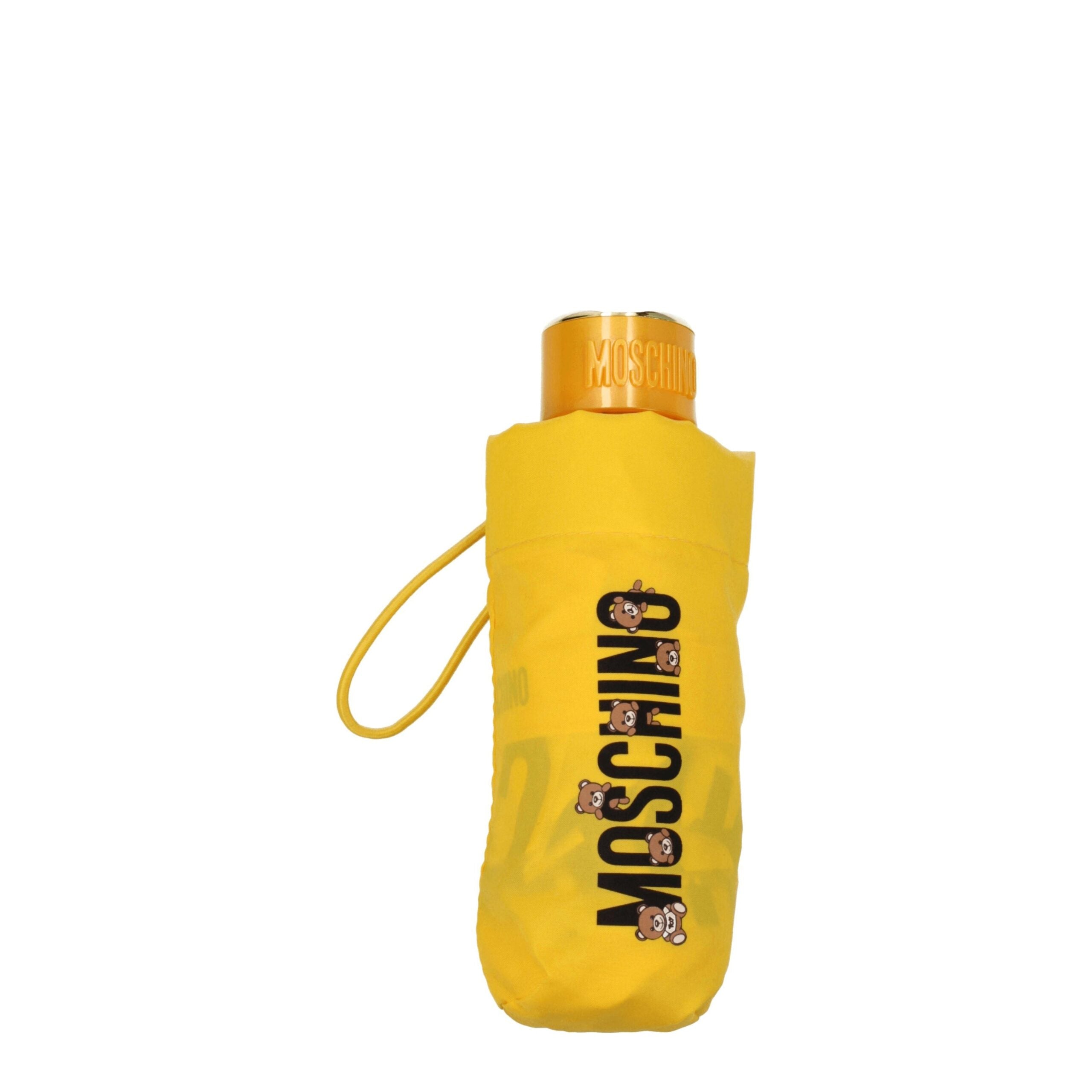 Moschino Gelber Polyester-Schirm