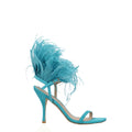 Stuart Weitzman Green Leather Stiletto Sandals