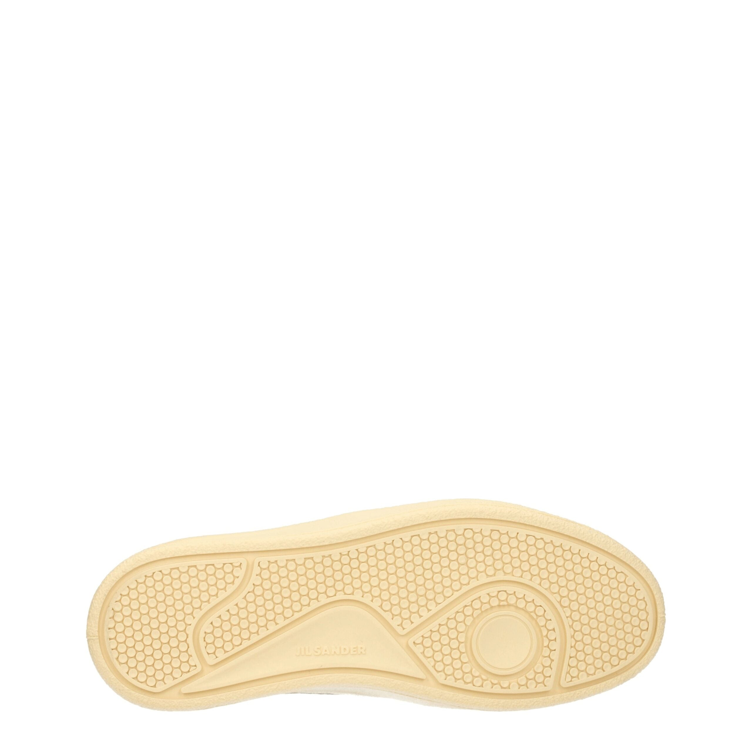 Jil Sander White Low-Top Leather Sneakers