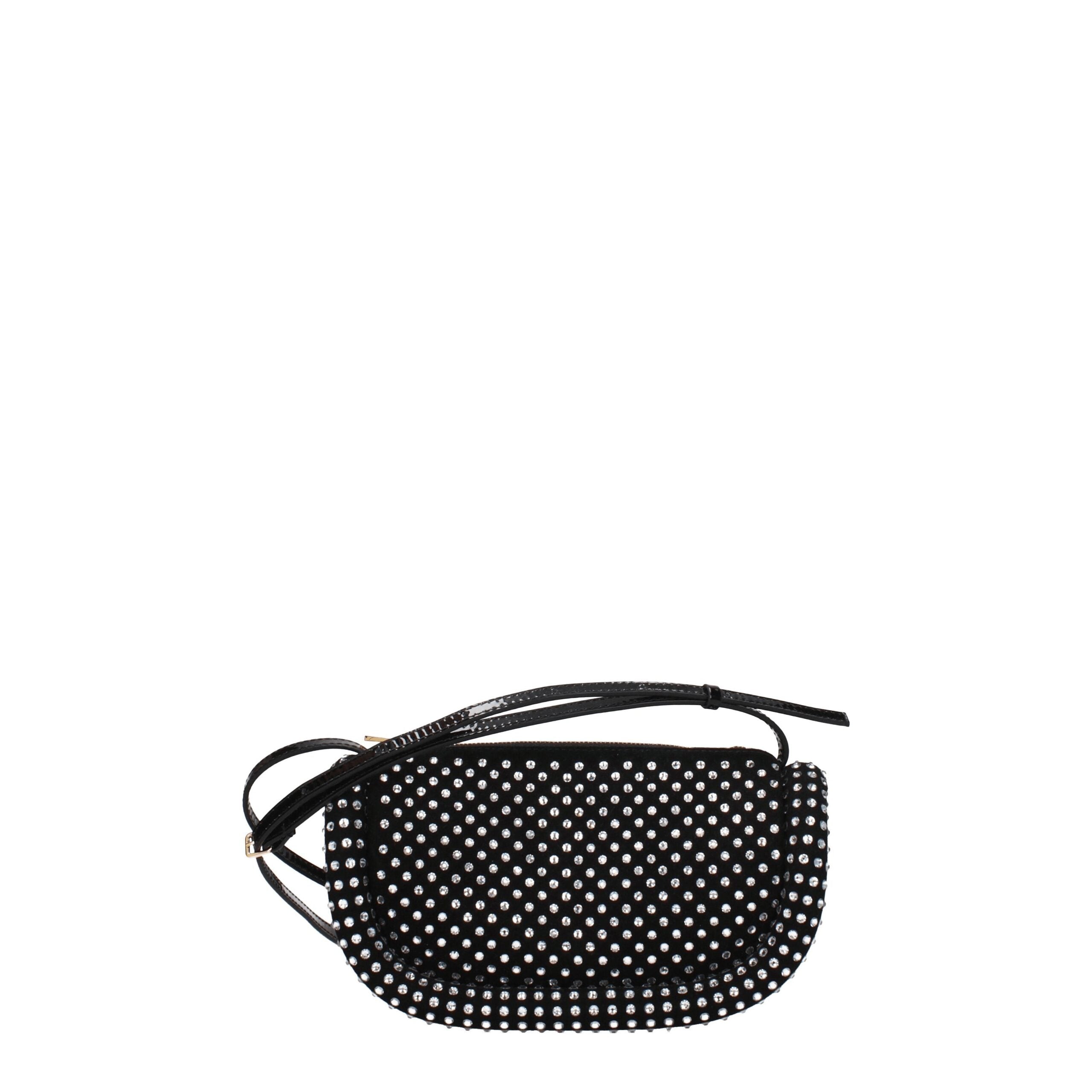 Jw Anderson Schwarze Leder-Umhängetasche