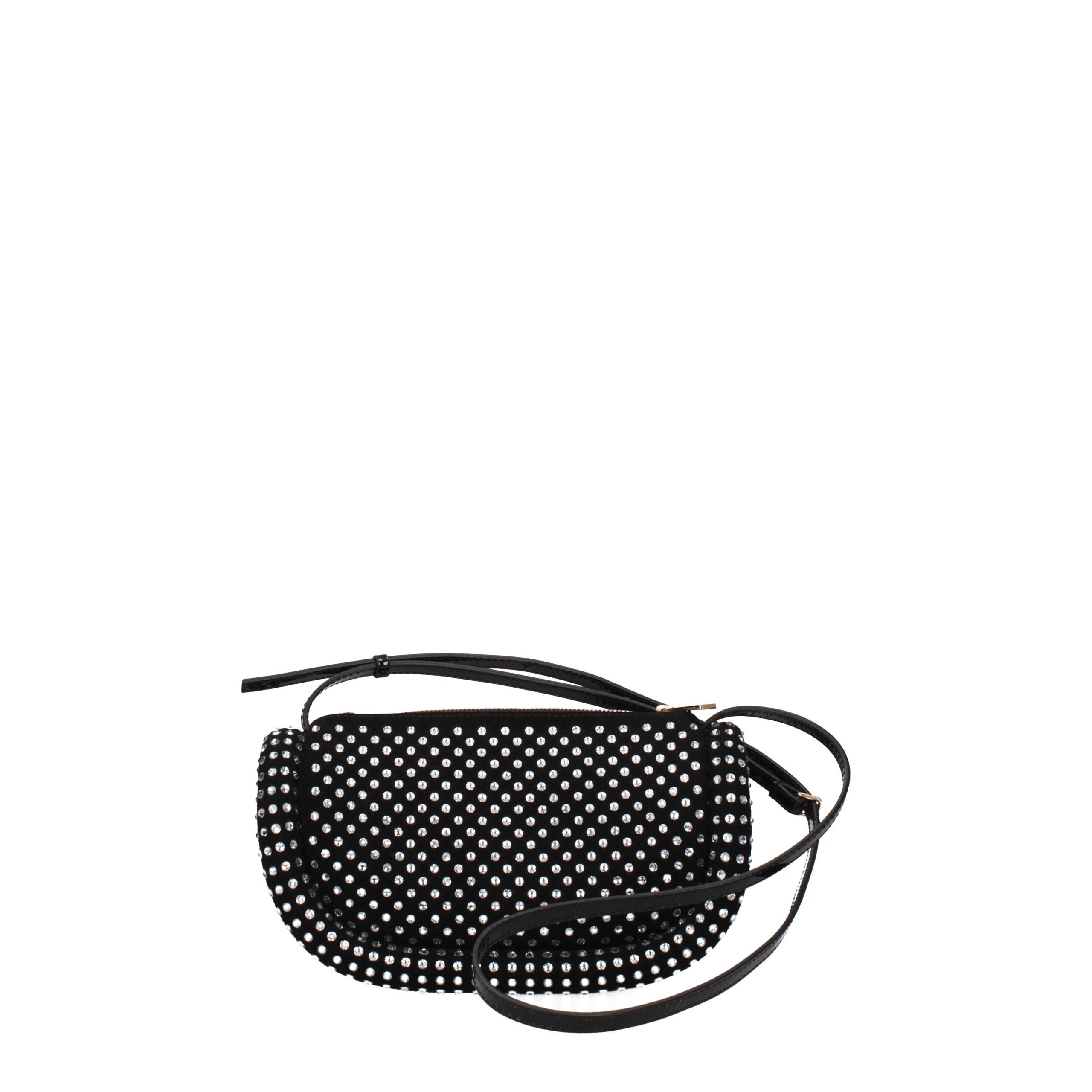 Jw Anderson Schwarze Leder-Umhängetasche