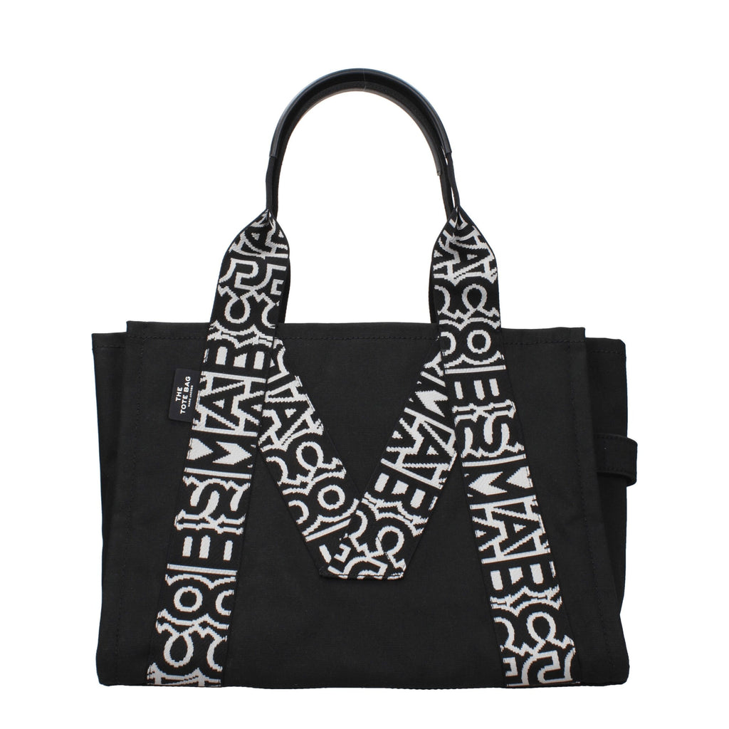 Marc Jacobs Schwarze Stoff-Umhängetasche