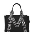 Marc Jacobs Schwarze Stoff-Umhängetasche