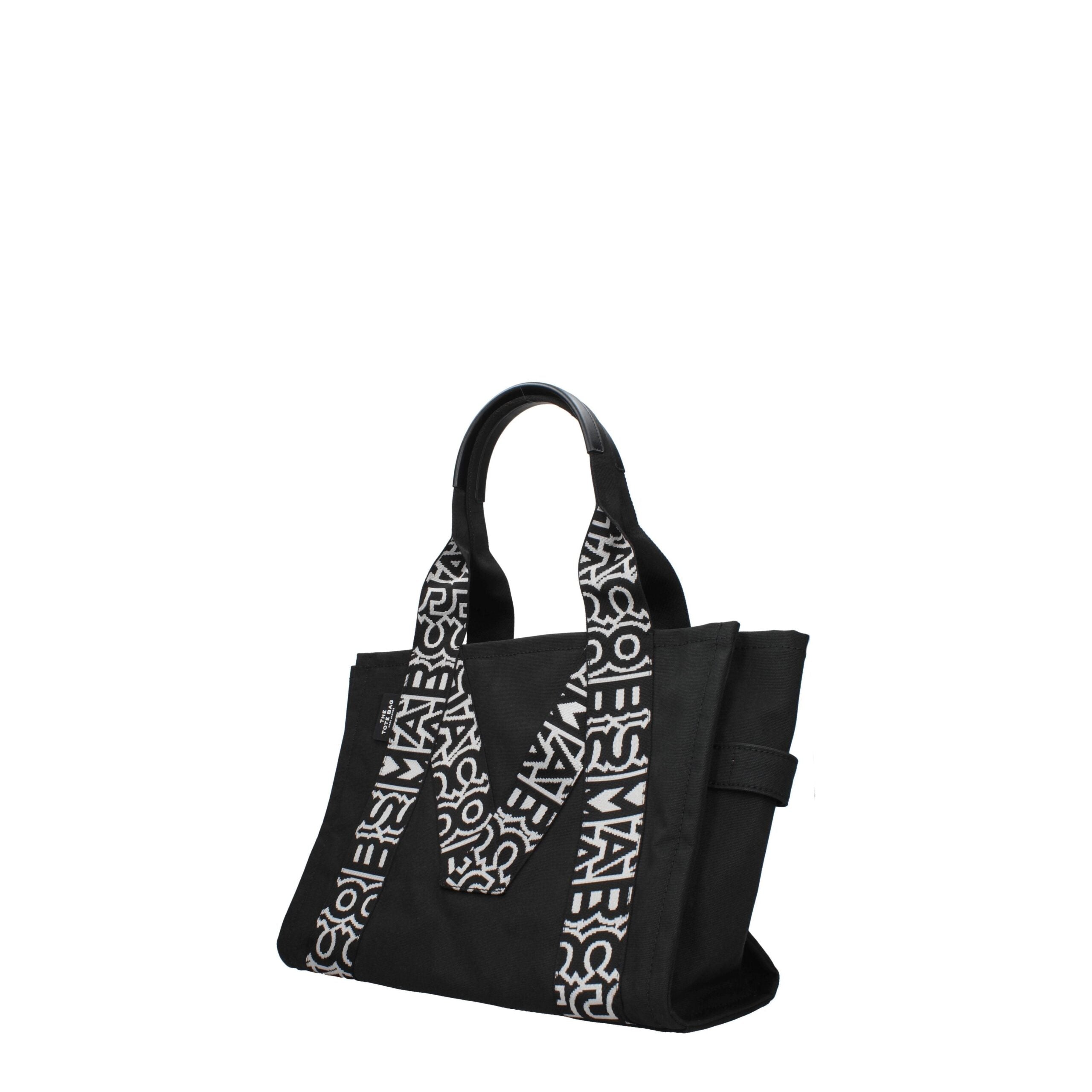 Marc Jacobs Schwarze Stoff-Umhängetasche