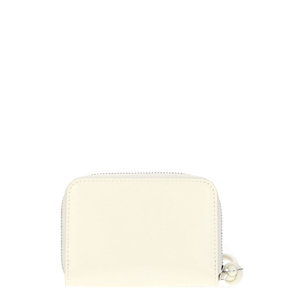 Jil Sander Beige Leder-Geldbörse