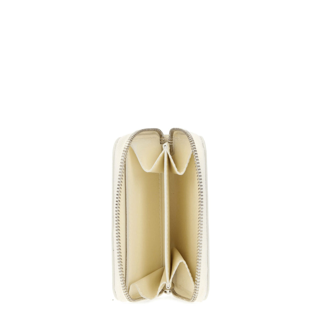 Jil Sander Beige Leder-Geldbörse