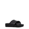 Jil Sander Elegant Black Leather Slippers