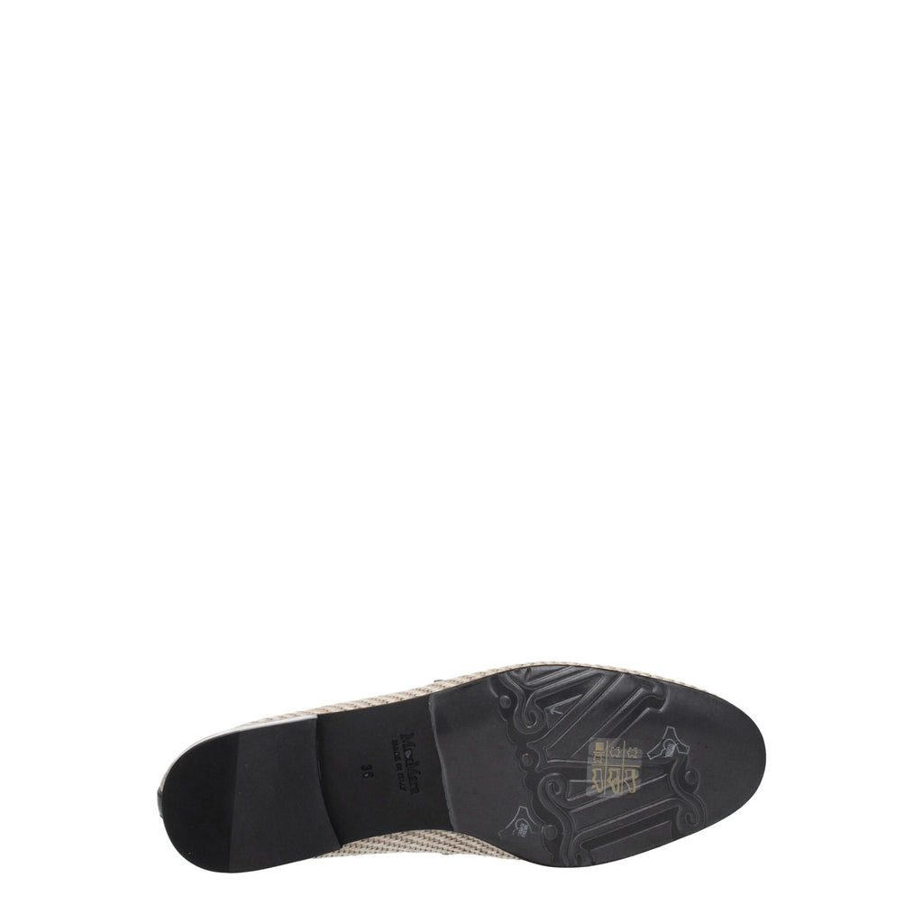 Max Mara Beige Fabric Slippers
