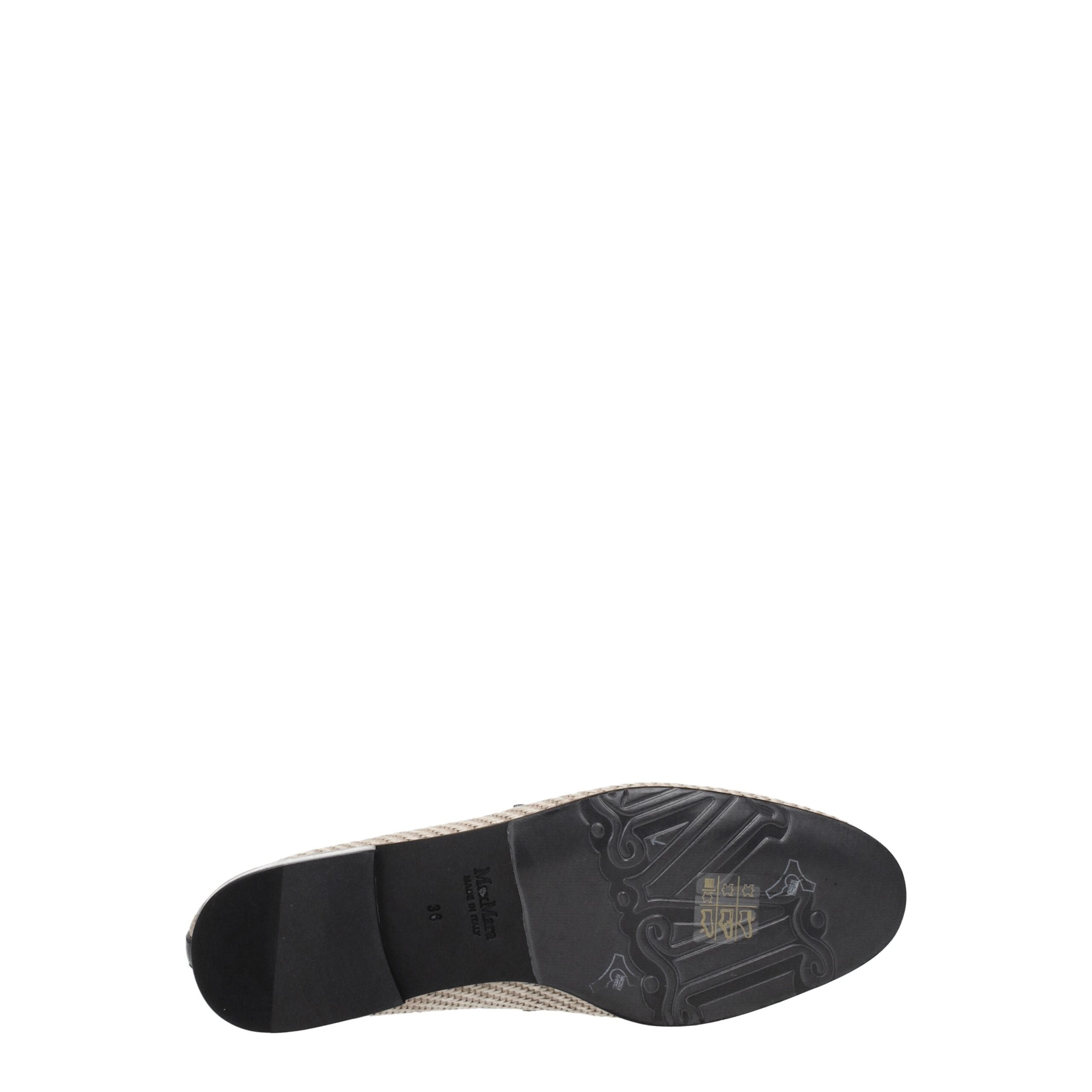 Max Mara Beige Fabric Slippers