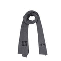 Givenchy Elegant Gray Wool Scarf