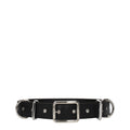Moschino Schwarzer Ledergürtel