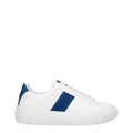 Versace White Low-Top Leather Sneakers