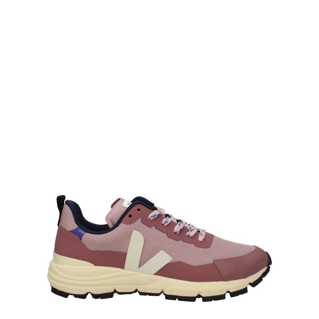 Veja Rosa Stoff Sportliche Turnschuhe