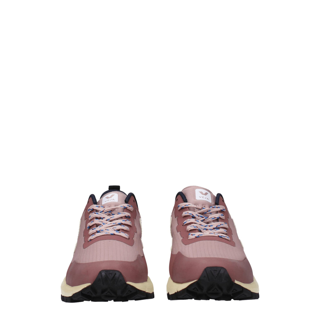 Veja Rosa Stoff Sportliche Turnschuhe