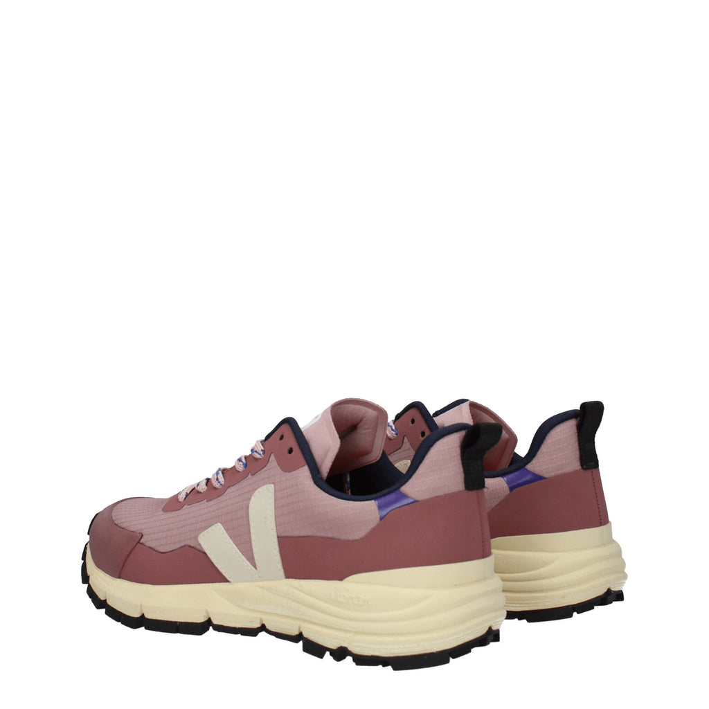 Veja Rosa Stoff Sportliche Turnschuhe