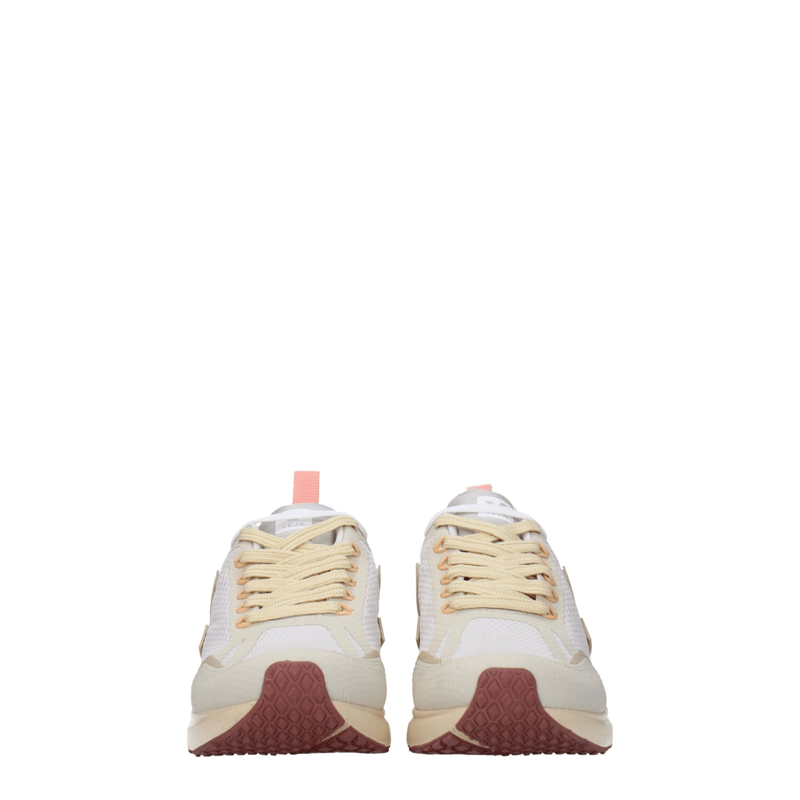 Veja Beige Stoff Sportliche Turnschuhe