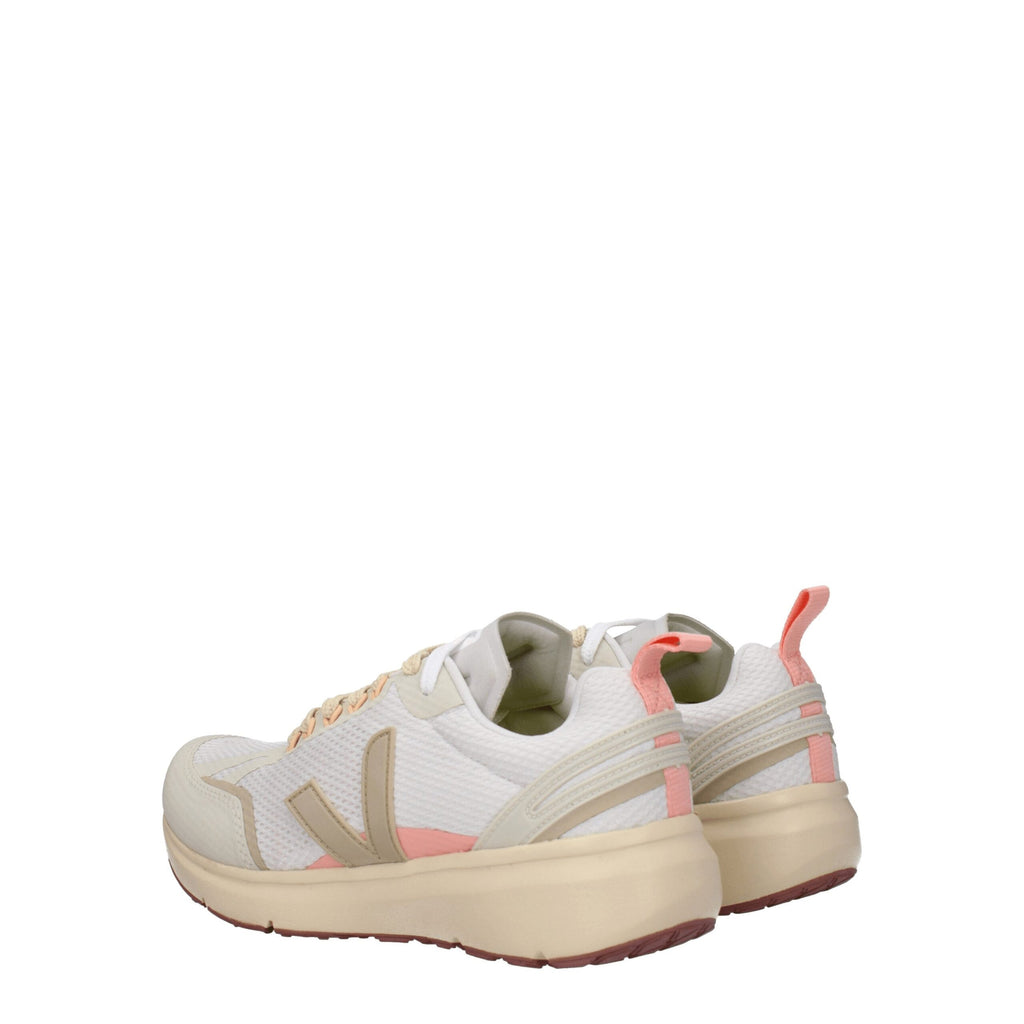 Veja Beige Stoff Sportliche Turnschuhe