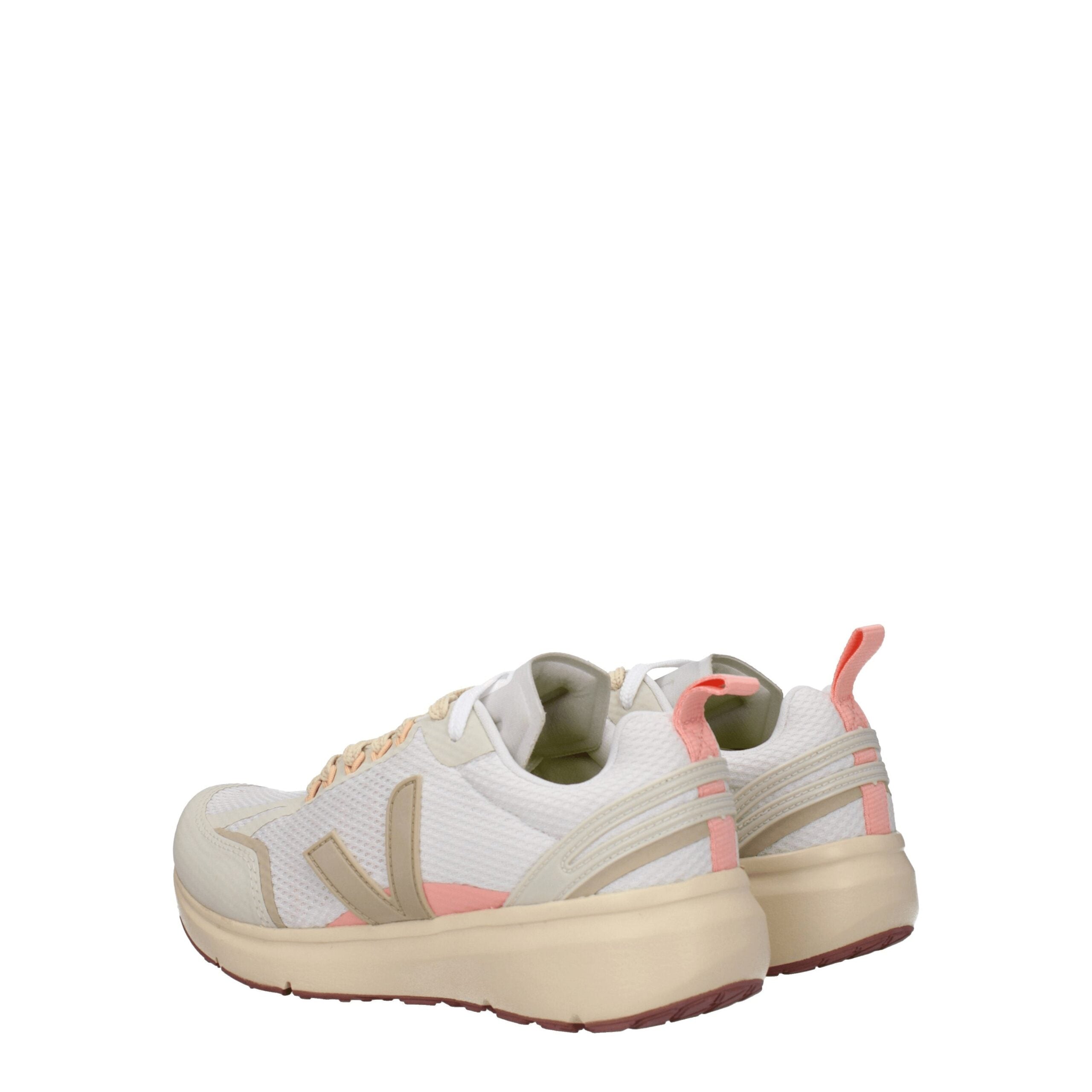 Veja Beige Stoff Sportliche Turnschuhe