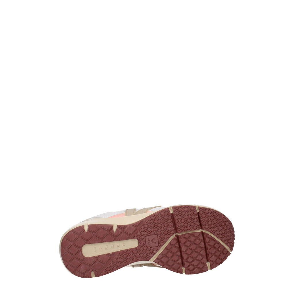 Veja Beige Stoff Sportliche Turnschuhe