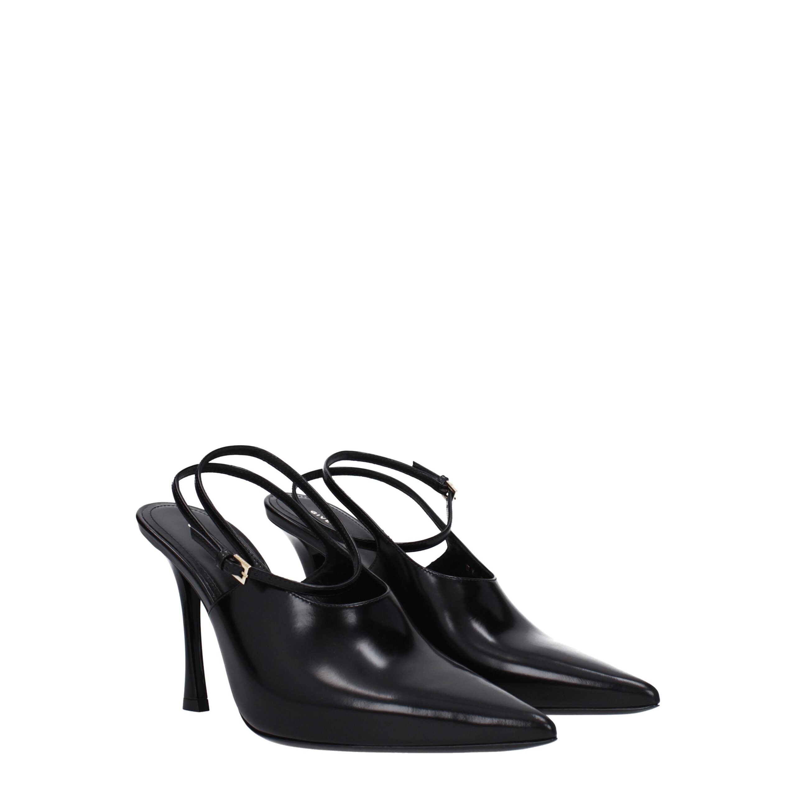 Givenchy Schwarze Leder Pumps mit hohem Absatz