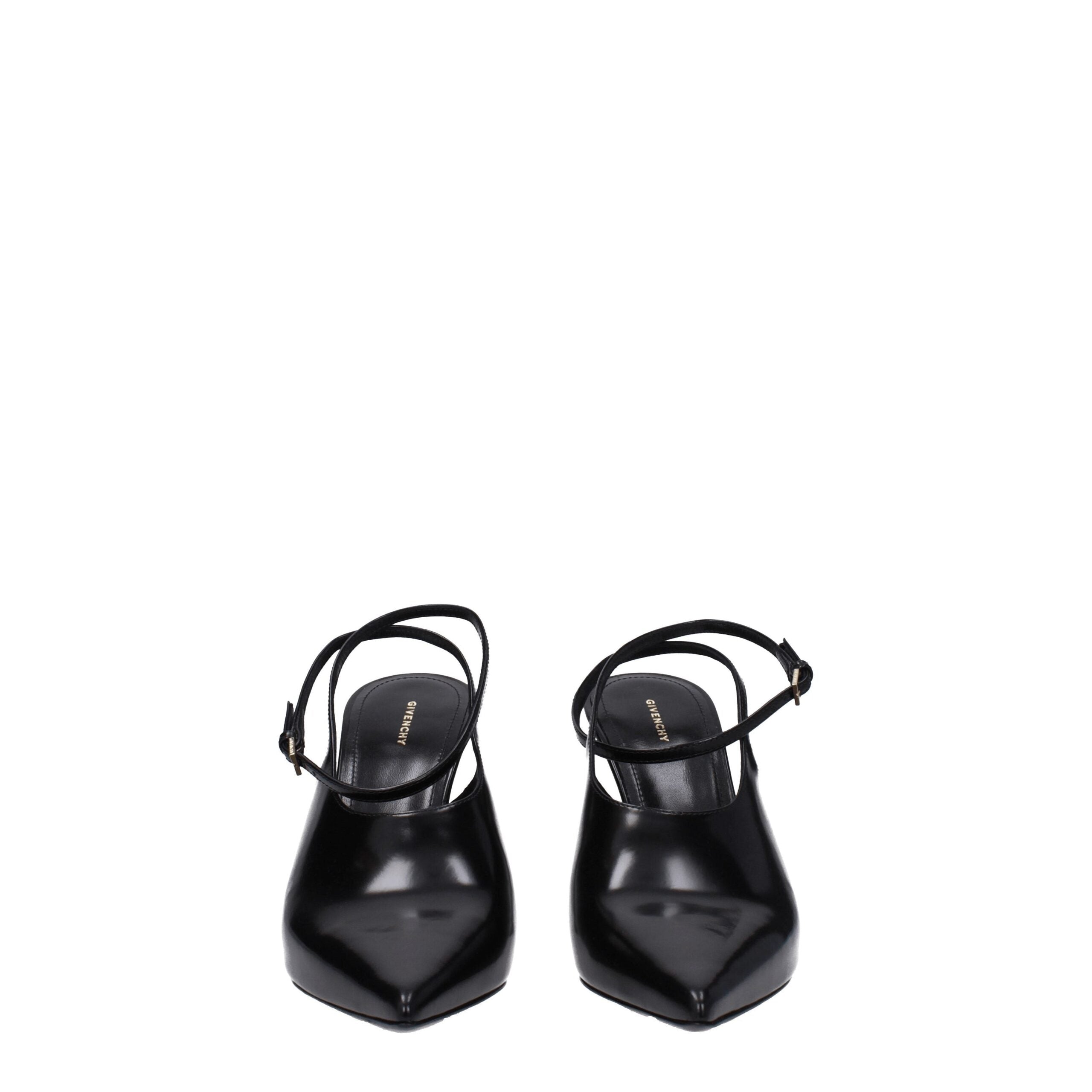 Givenchy Schwarze Leder Pumps mit hohem Absatz