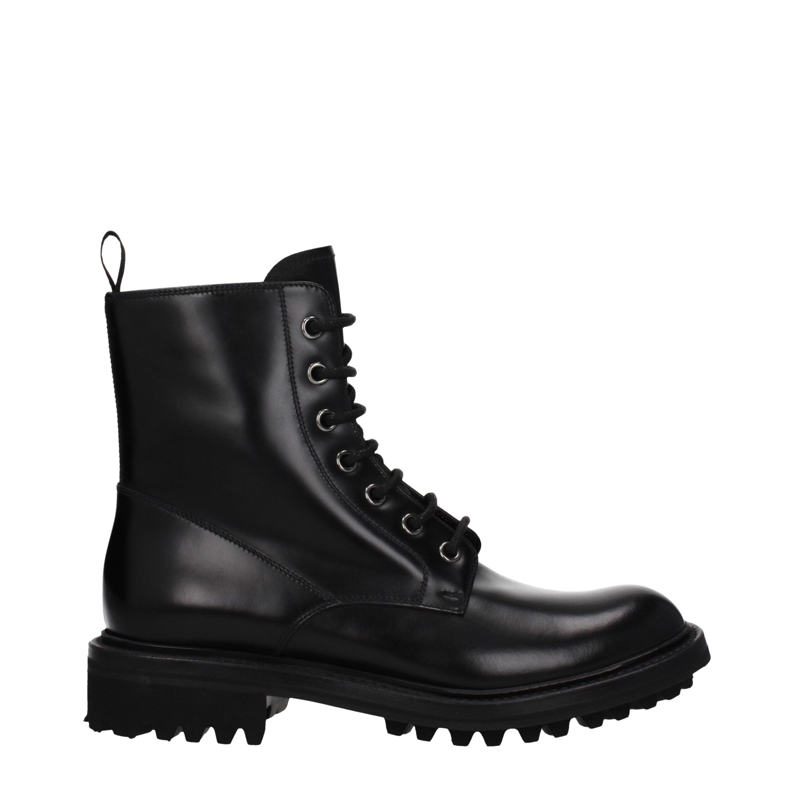 Church's Schwarze Lederstiefeletten