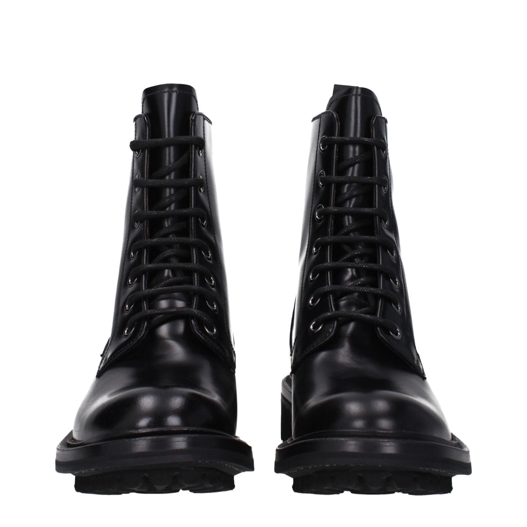 Church's Schwarze Lederstiefeletten