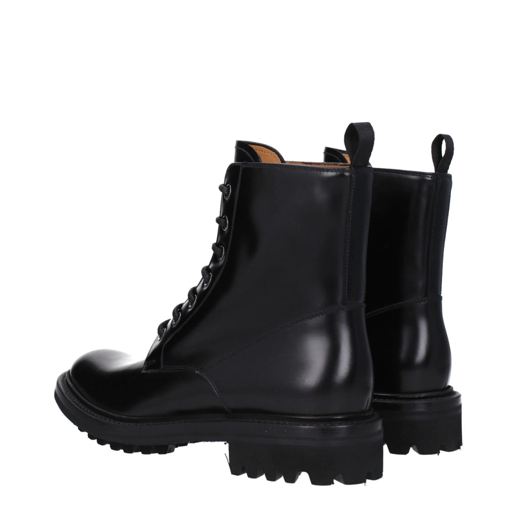Church's Schwarze Lederstiefeletten