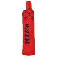 Moschino Eleganter Regenschirm aus rotem Polyester