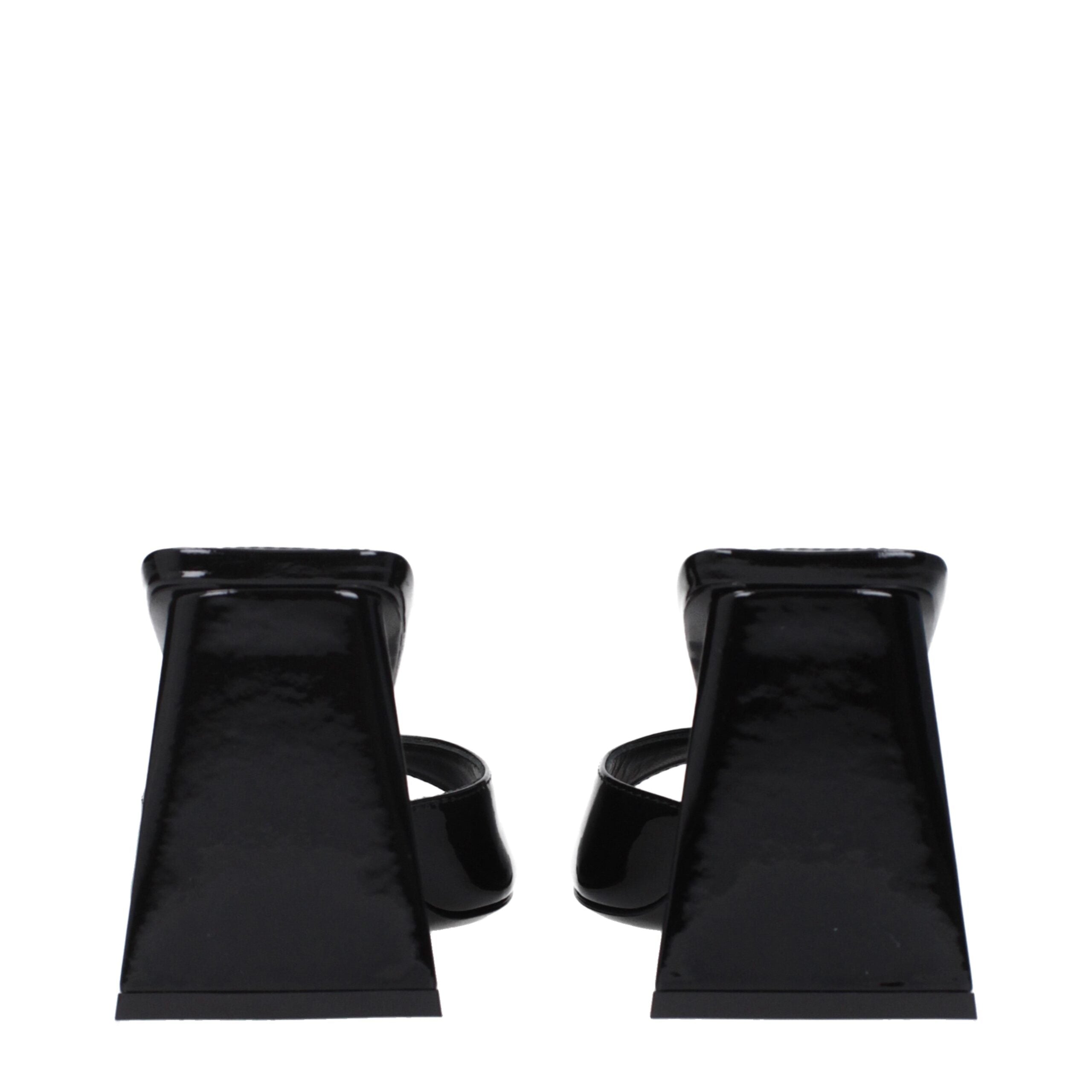 The Attico Schwarze Leder-Stilettos