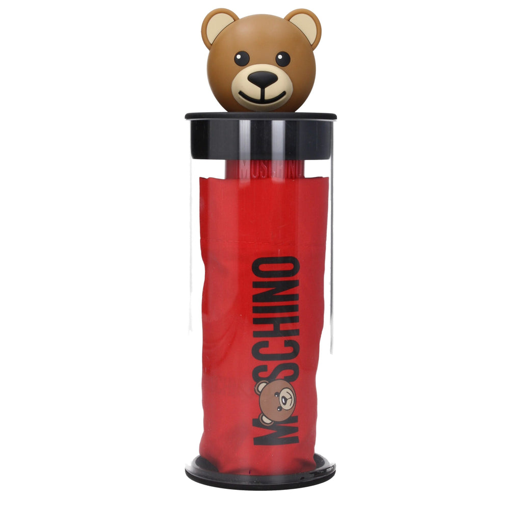 Moschino Roter Polyester-Schirm