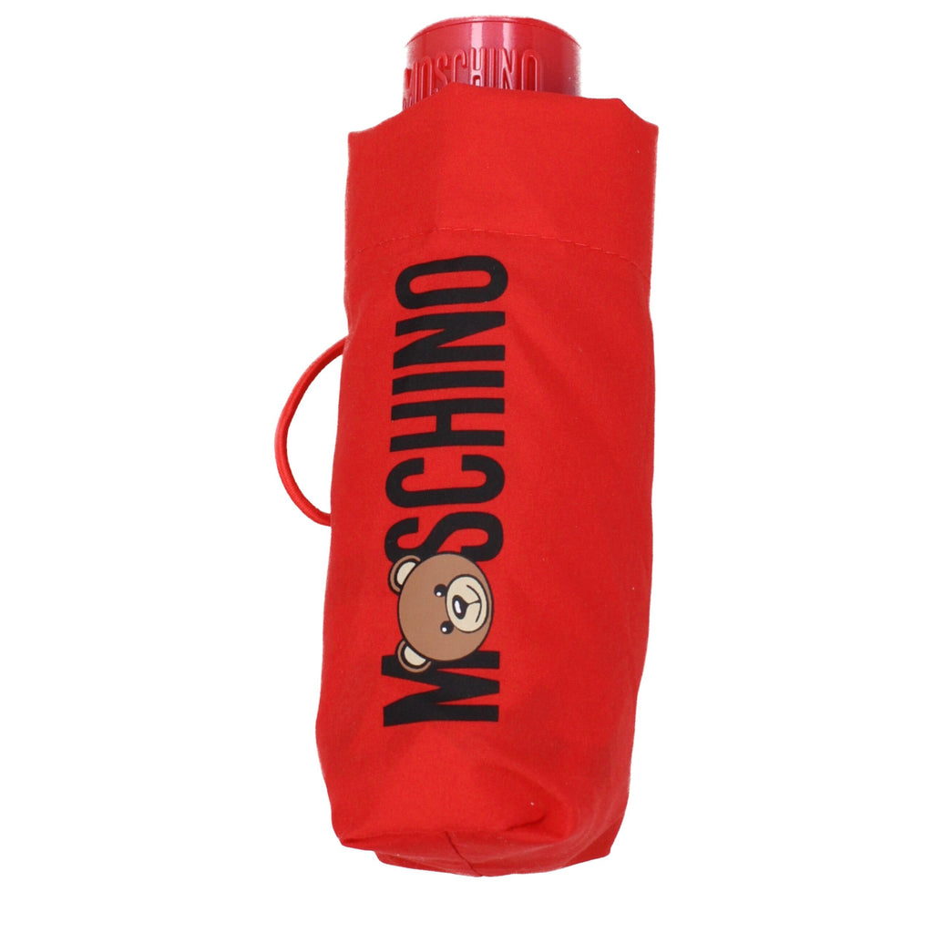 Moschino Roter Polyester-Schirm