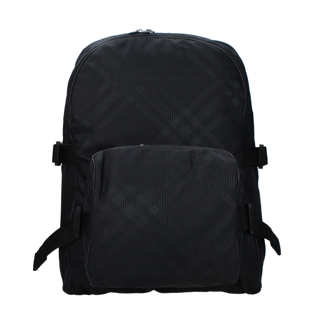 Burberry Schwarzer Stoffrucksack