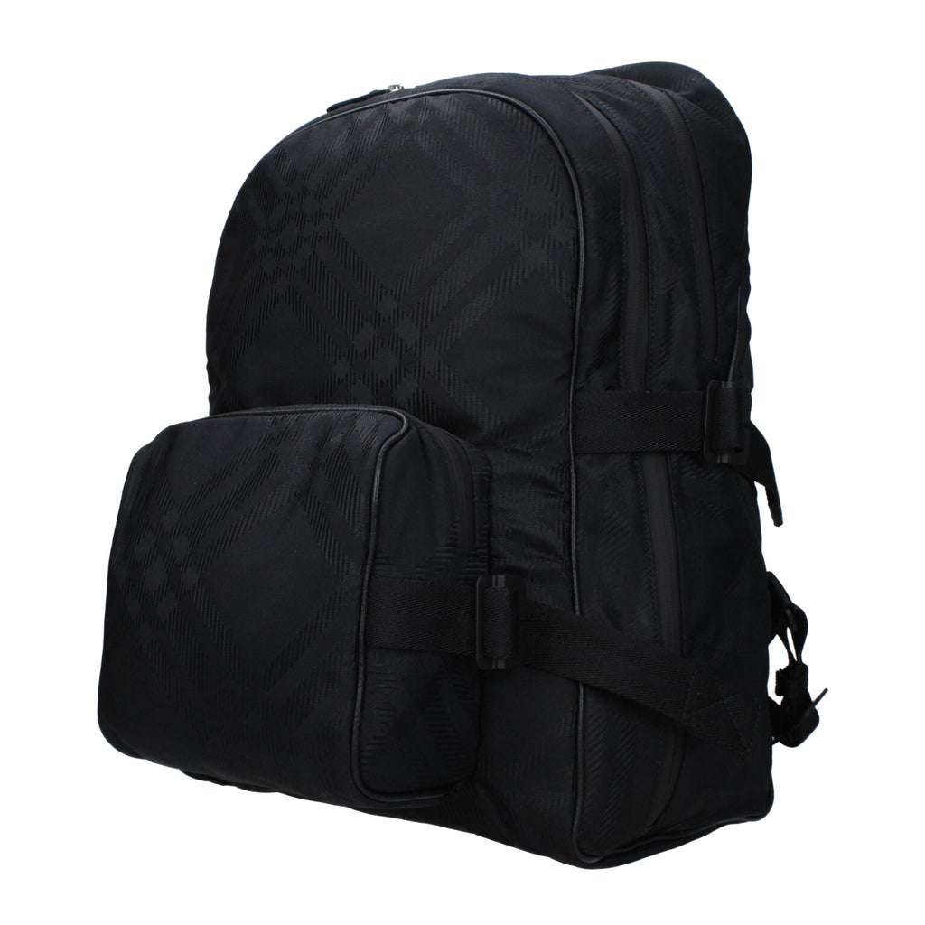 Burberry Schwarzer Stoffrucksack