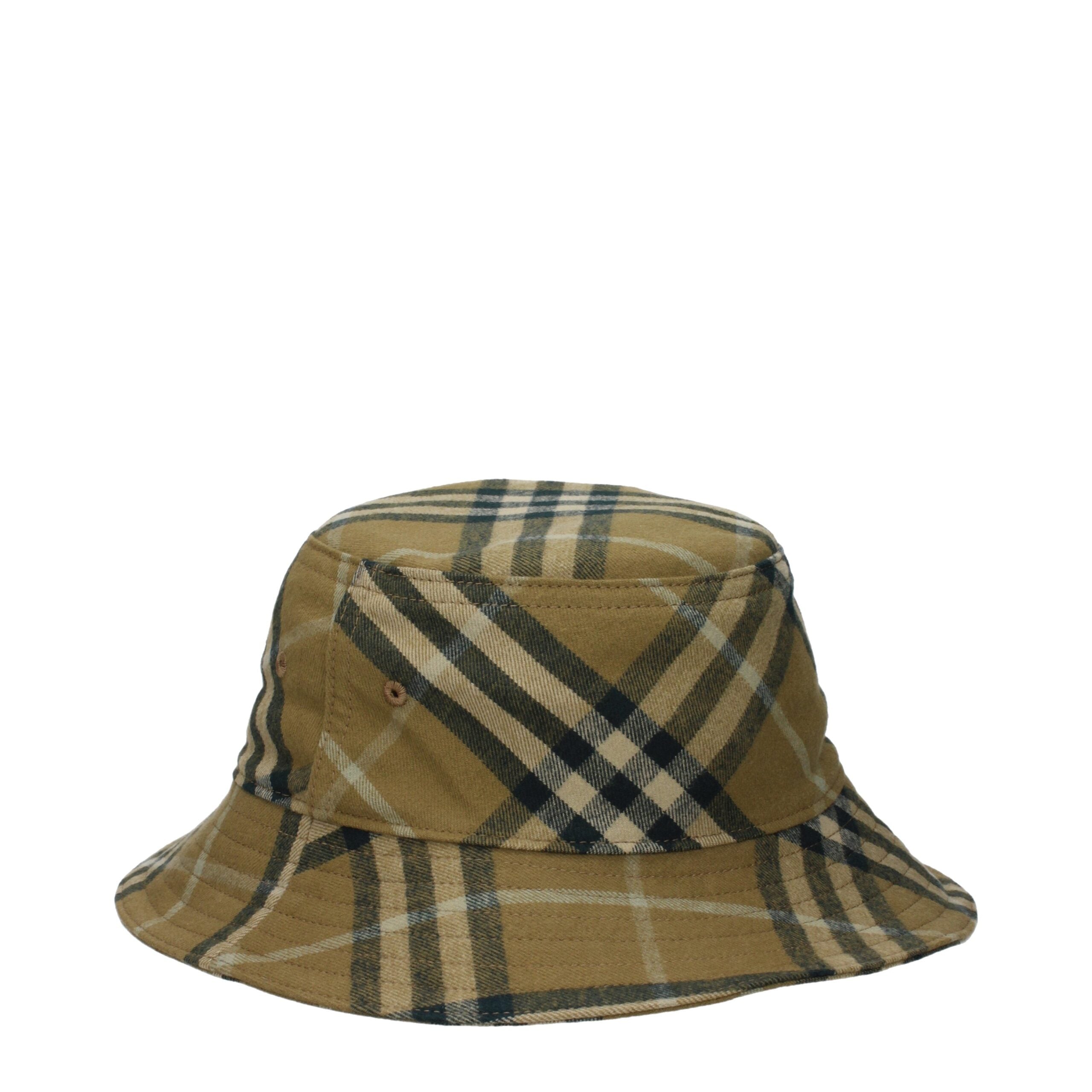 Burberry Grüner Baumwoll-Fischerhut